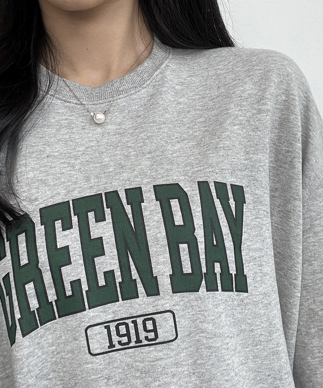 (당일출고) GREEN BAY 맨투맨 (3color)