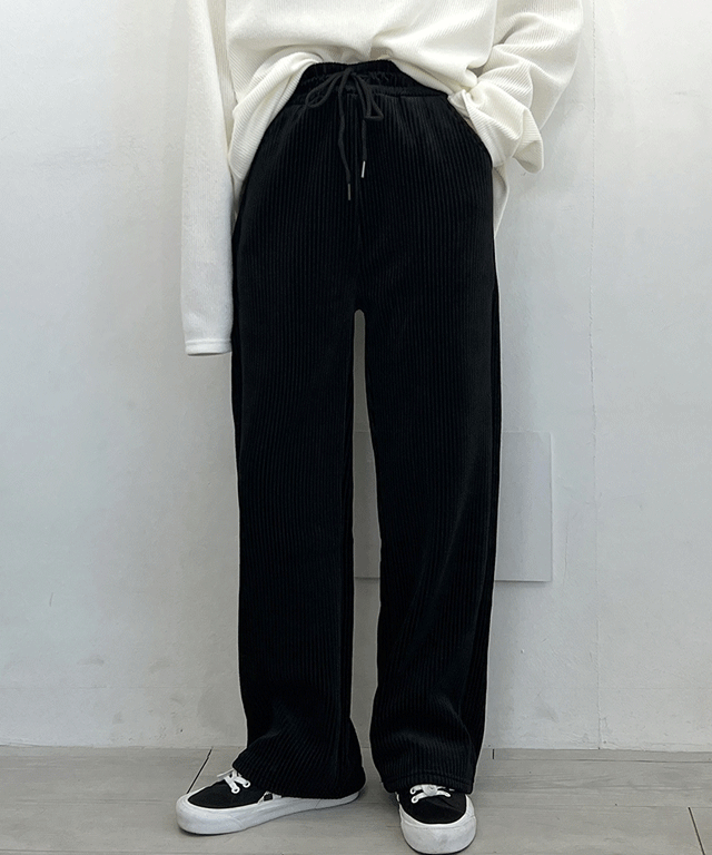골덴 벨벳 융털안감 일자팬츠 (3color)